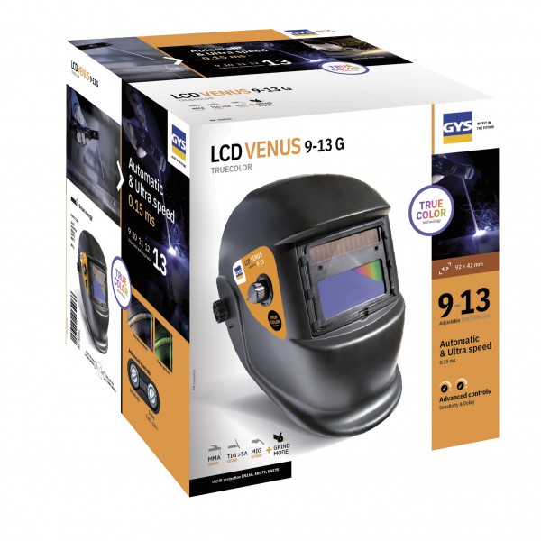 Сварочная маска LCD VENUS 9/13 G TRUE COLOR GYS 064966 Сварочная маска LCD VENUS 9/13 G TRUE COLOR GYS 064966